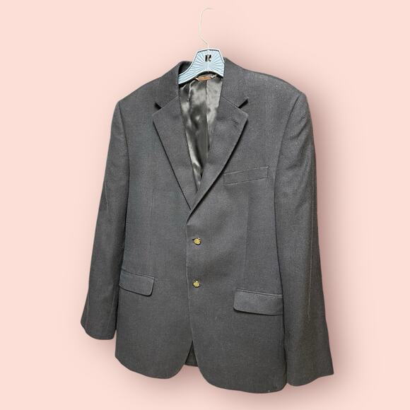 Donald J Trump Signature Collection Gray Sport Coat Men's 38R Blazer Wool Silk - Picture 1 of 7